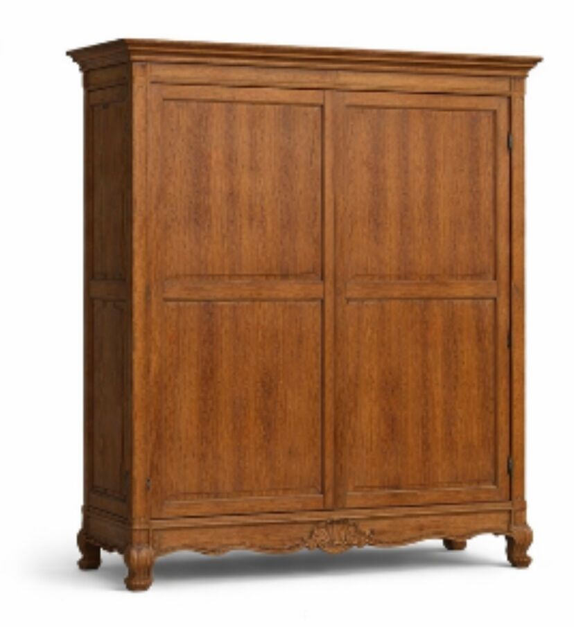 Sanded antique wardrobe