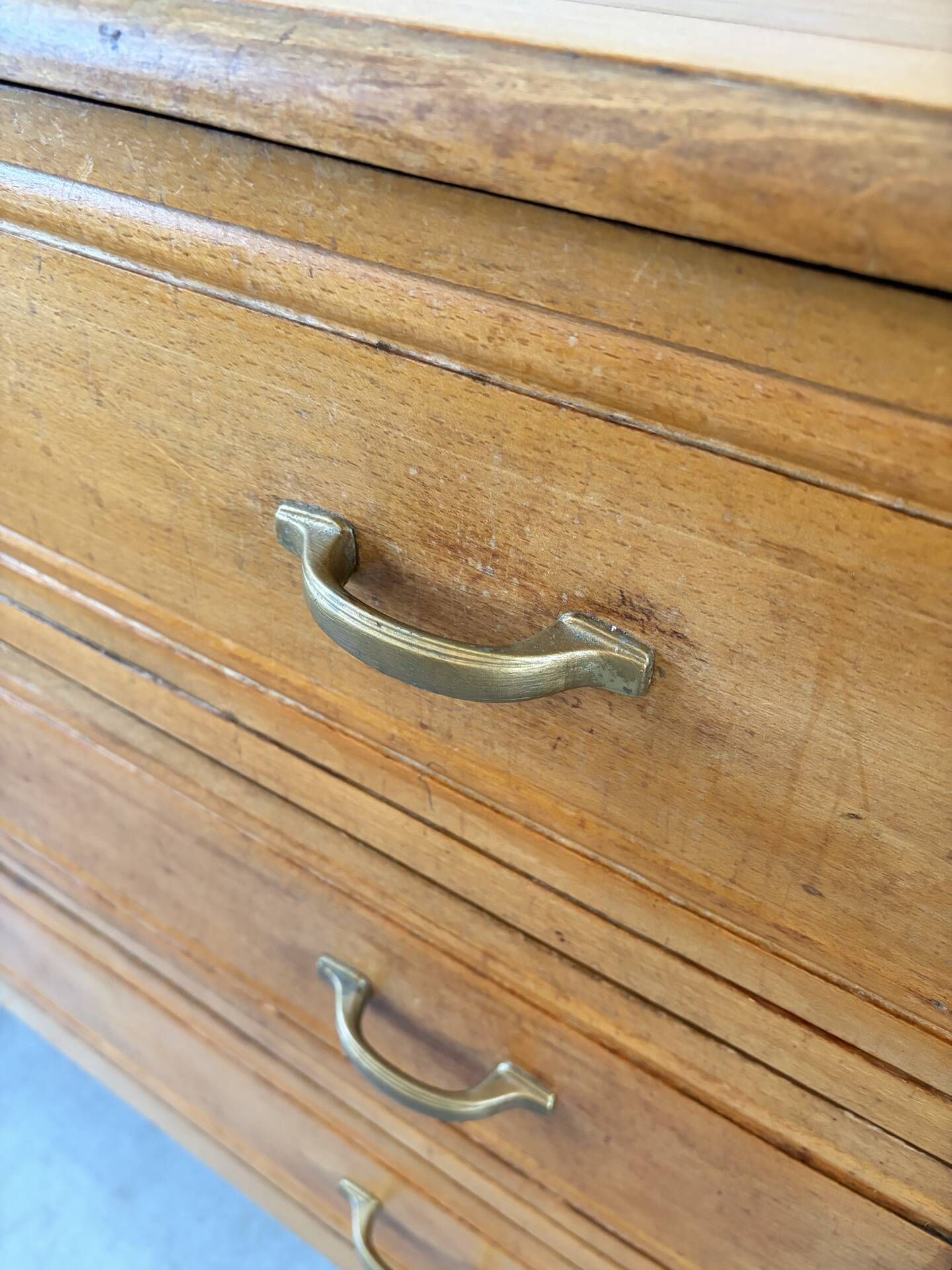 Commode vintage en chêne des années 60