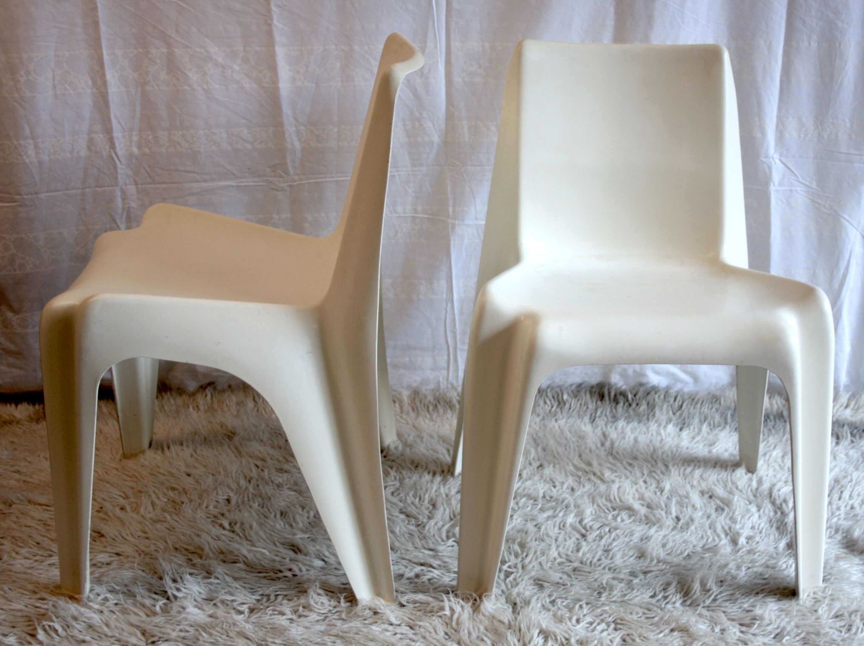 Set of 4 chairs BA 1171 by Helmut Batzner circa 60