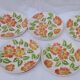 9 earthenware dessert plates Moulin des loups orchies model Ontario diam 20 cm