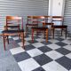 Set of 6 Henning Kjaernulf chairs in rosewood.