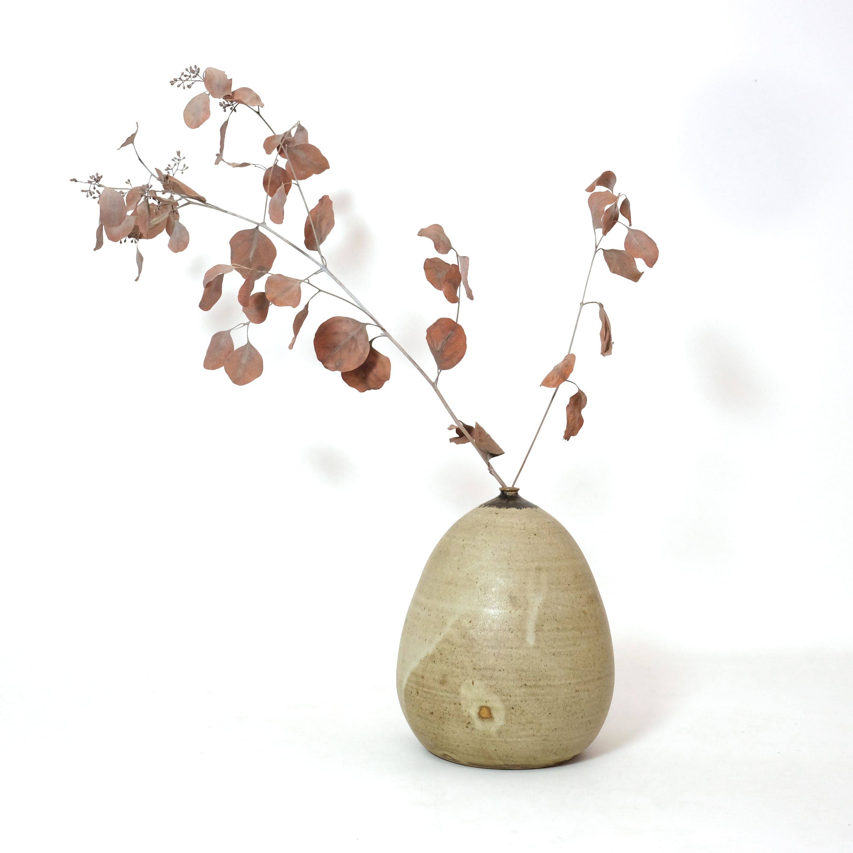 Glazed stoneware vase from the 60s-70s.