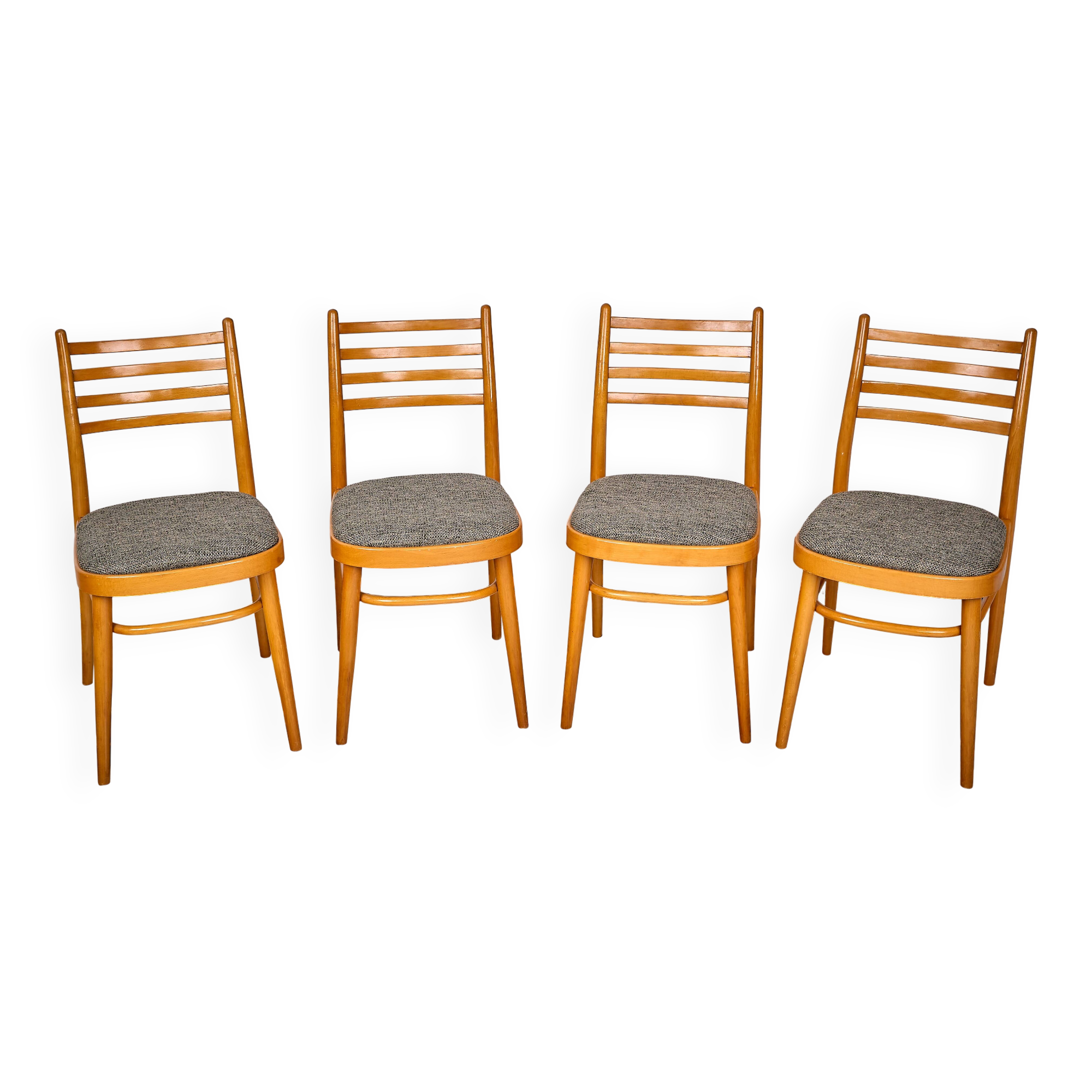 Set of 4 chairs designed by Antonin Suman for TON Czechoslovakia, 1960s