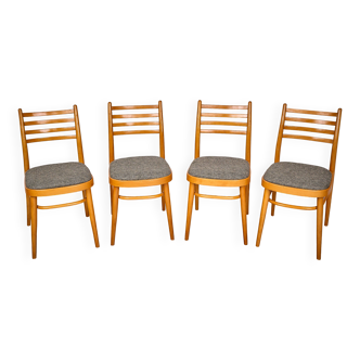 Set of 4 chairs designed by Antonin Suman for TON Czechoslovakia, 1960s