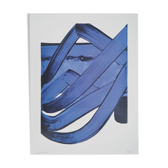 Pierre Soulages: Serigraph No. 18 - Original signed poster