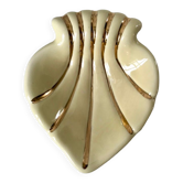 Ceramic pocket tray heart, shell 50s signed