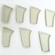Vintage White Lacquered Ceramic Ashtray -Vide Poche by Antonia Campi for Verbano