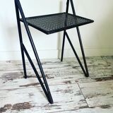 End of sofa metal perforated 1960