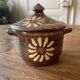 Small Alsatian pot in glazed ceramic