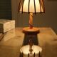 Louis Sognot rattan lamp, 1950s-60s