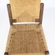 Chaise brutaliste en corde