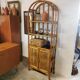 Rattan and cannage shelves