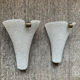 Pair of vintage wall lamps from the 60s in Perspex