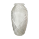 Vintage draped glass vase