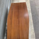 Scandinavian coffee table in teak veneer 60' years