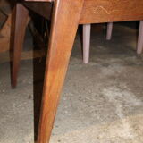 Table extensible vintage en chêne