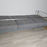 Bauhaus Chrome Sofa by Robert Slezak for Slezak Factories, 1930s