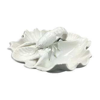 Crustaceans lobster dish in faïence