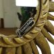 Italian Sunburst Mirror Venezia Sun Mirror Gold 42cm