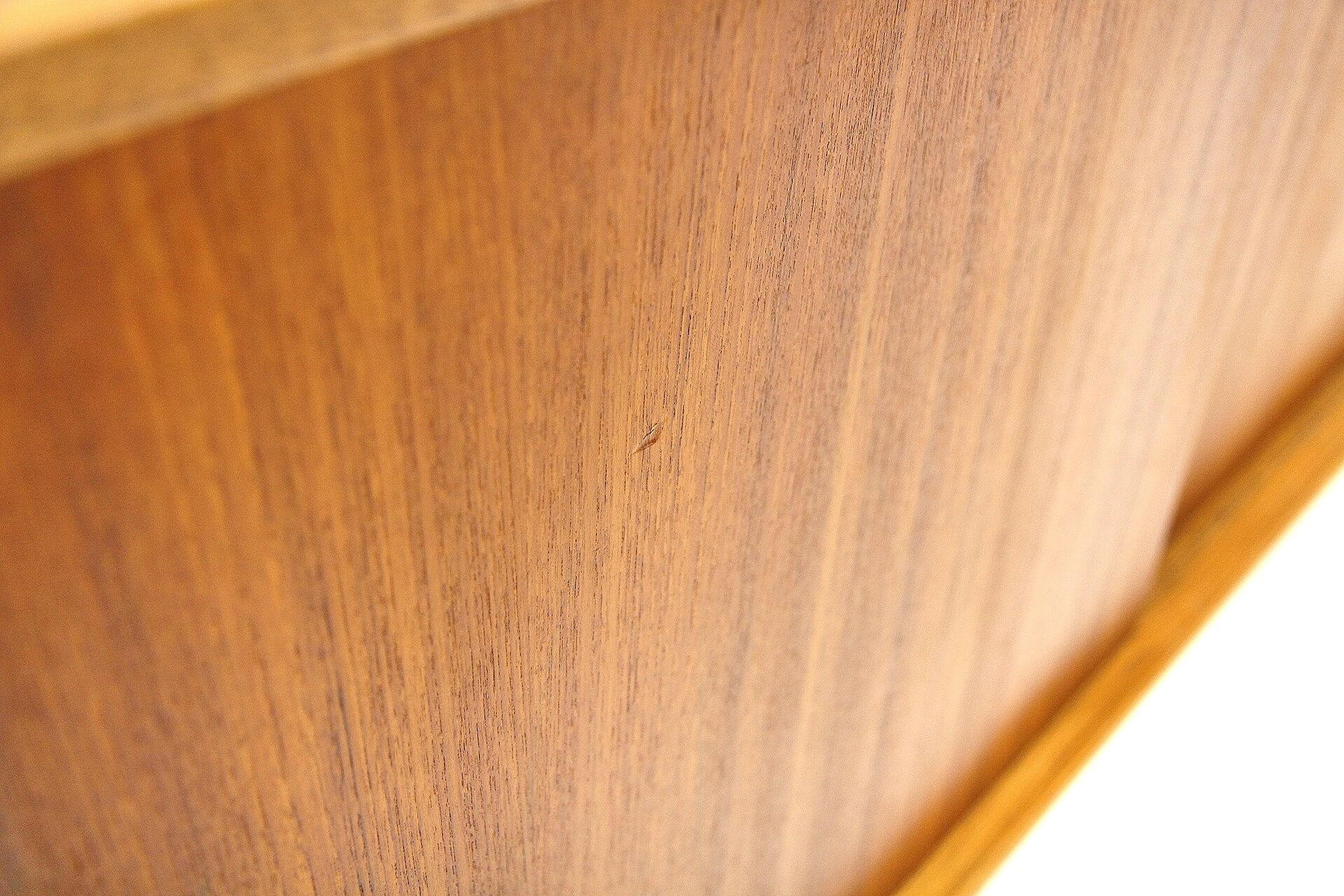 Scandinavian row in teak and oak, suede, 1960