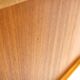 Scandinavian row in teak and oak, suede, 1960