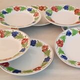 Plates moselle earthenware - niderviller