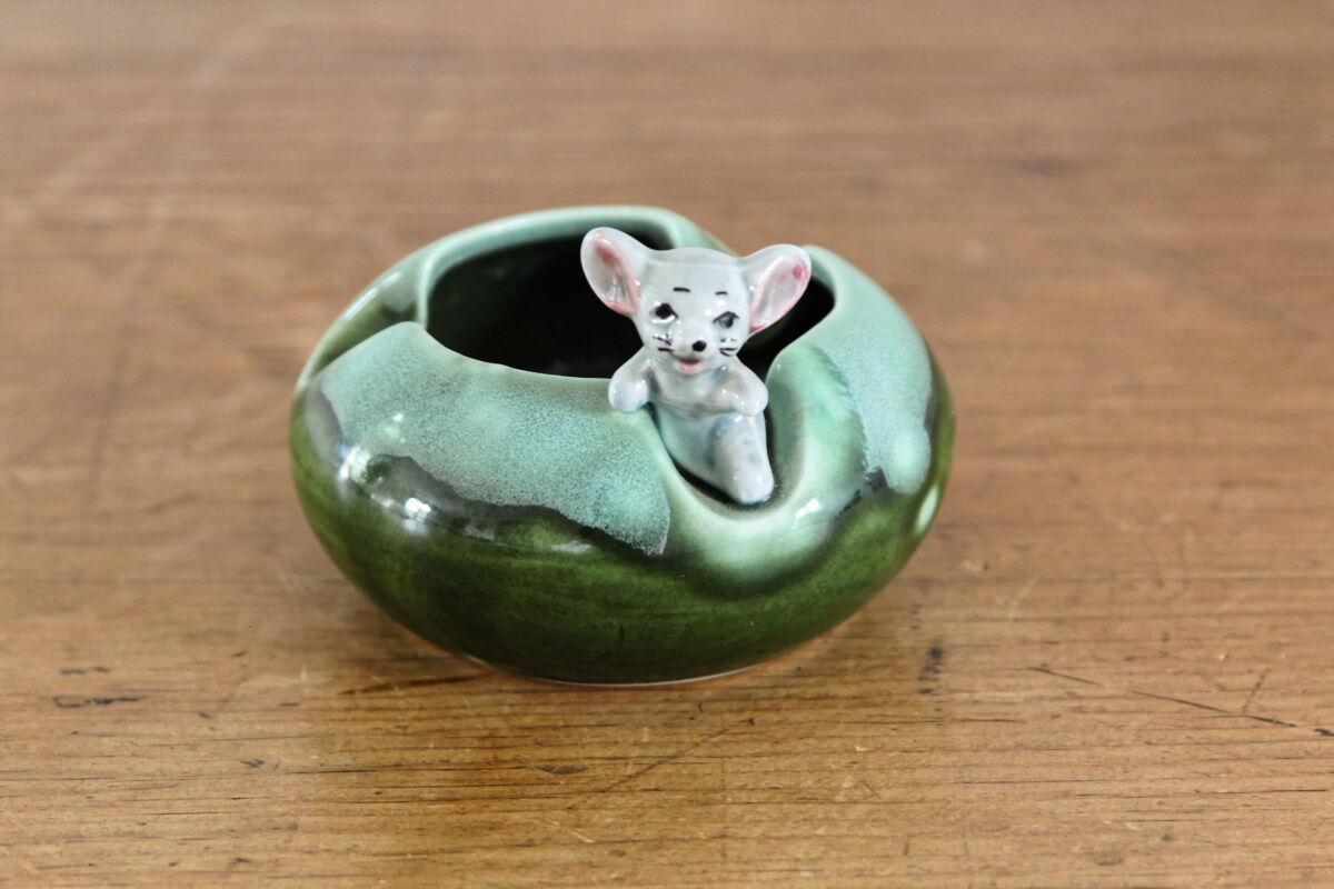 Vintage mouse ashtray