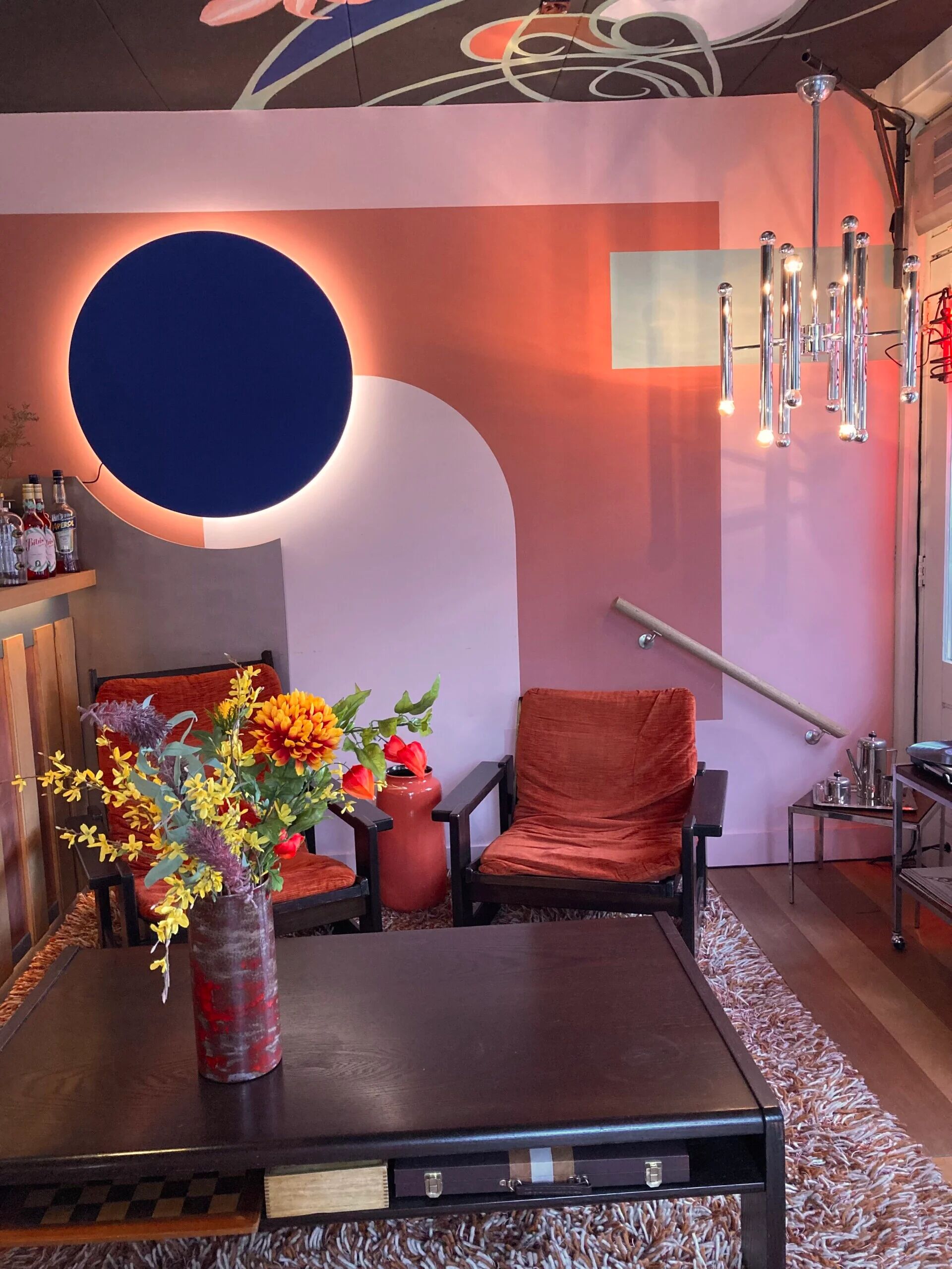 Vintage Sciolari pendant lamp, 1960s