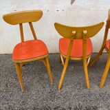 4 Luterma banana bistro chairs