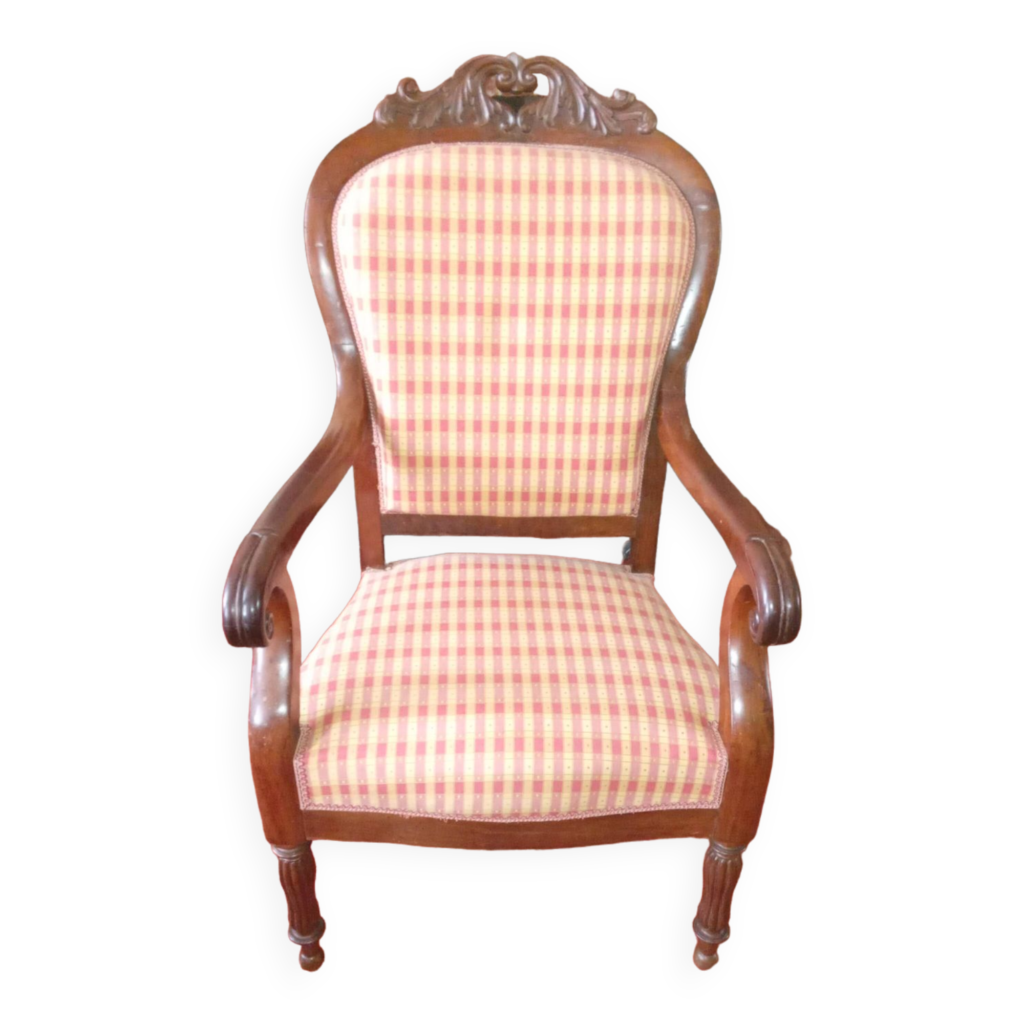 Antique louis philippe style armchair