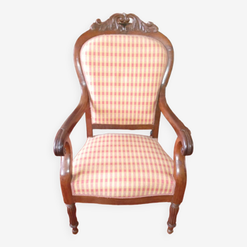 Fauteuil ancien style louis philippe