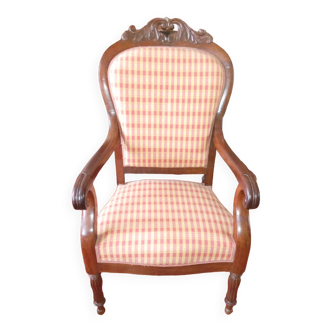 Fauteuil ancien style louis philippe