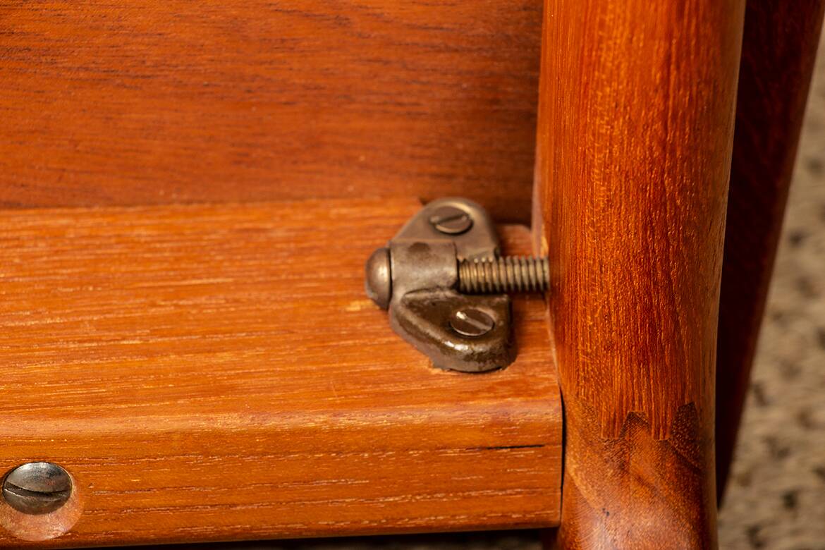 Danish teak coffee table model 019 by Ole Wansher for Poul Jeppesen.