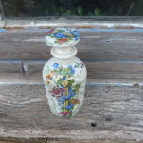 Flowered Paris porcelain toilet bottle