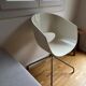 Chaise design italienne sintesi eye spider - blanc / chrome