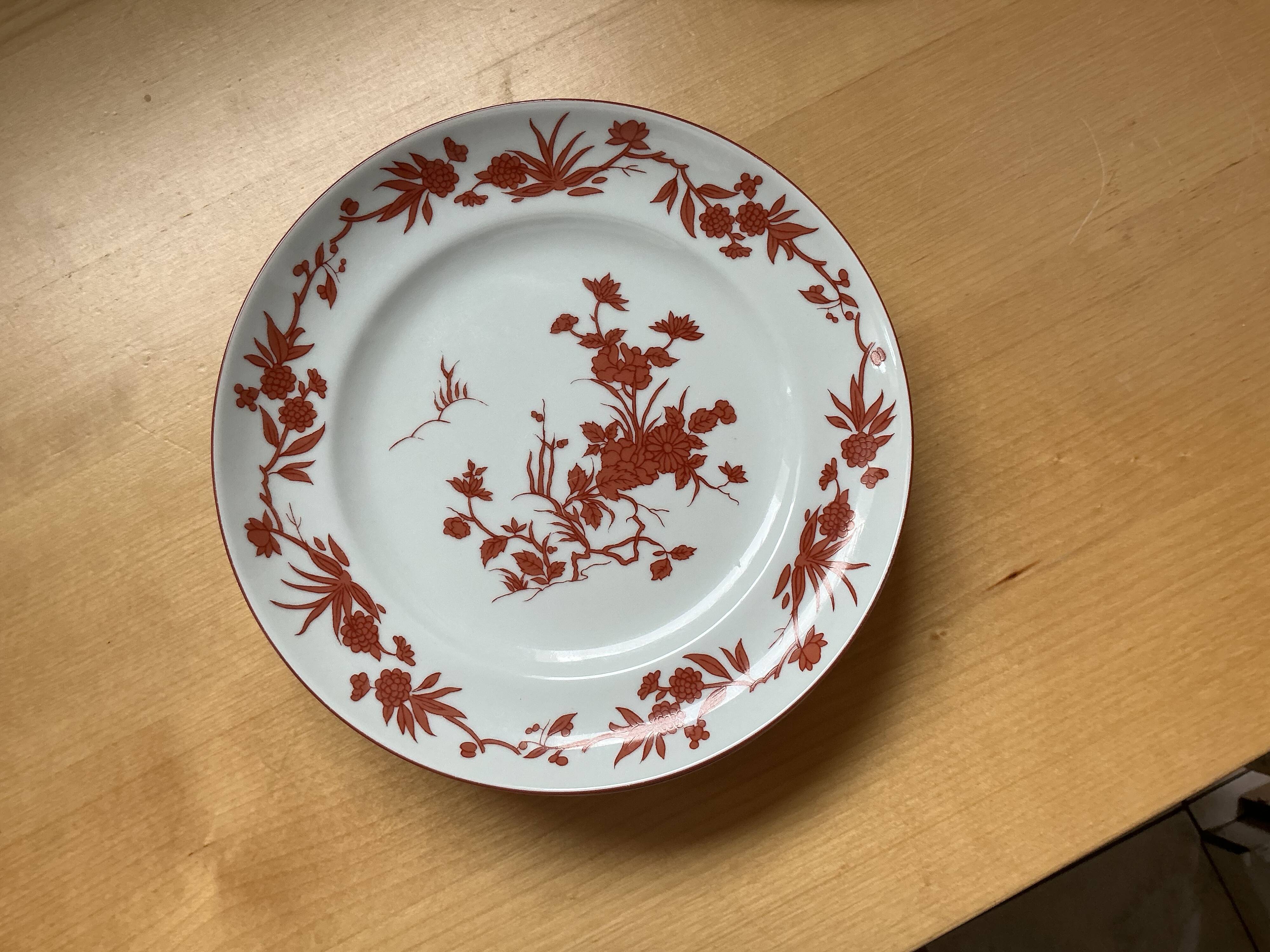 4 Assiettes Vista Alegre 20cm décor Goa