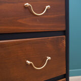 Walnut chest of drawers, Danish design, 60s, made in Denmark