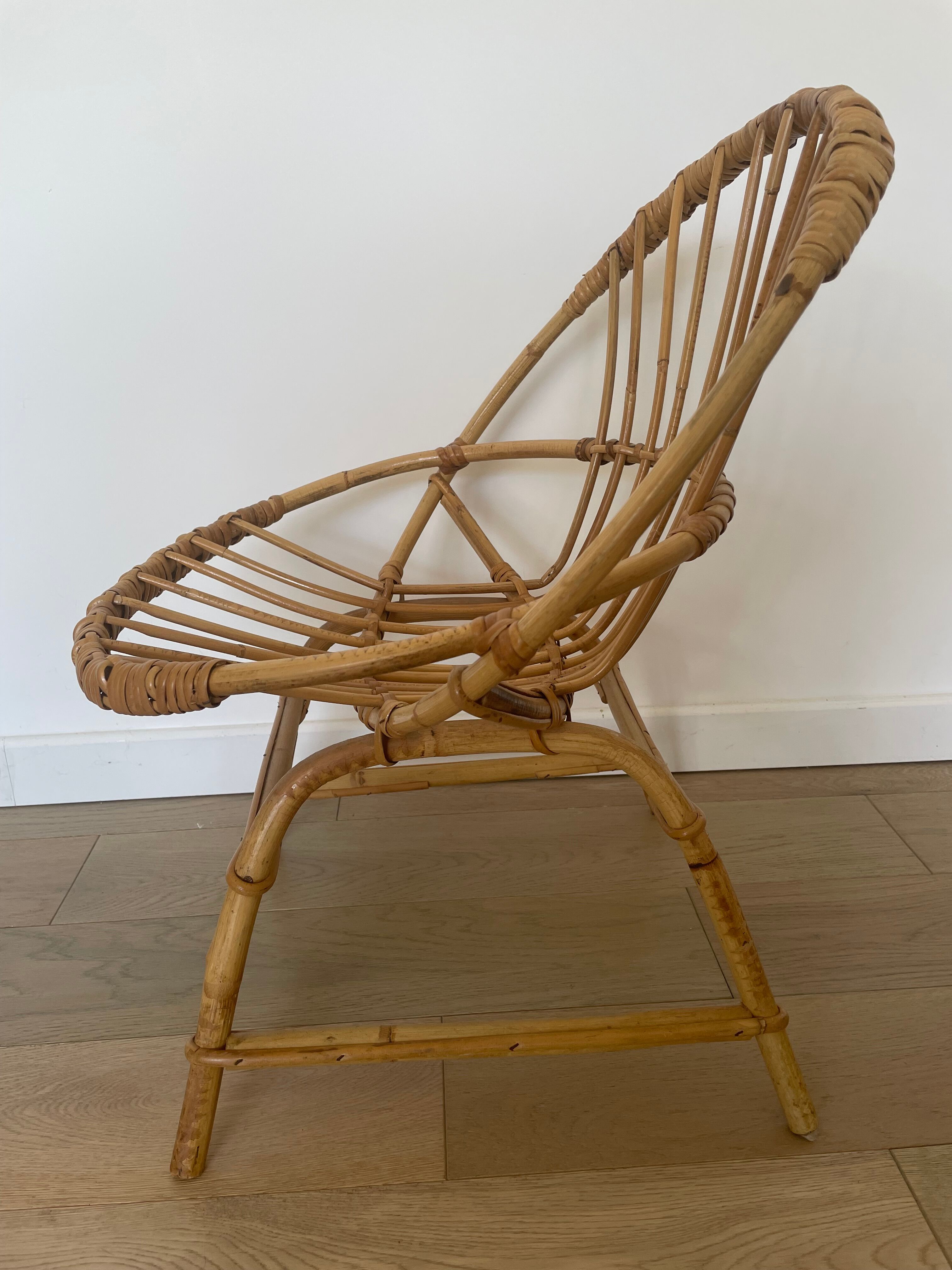 Rattan children's chair
