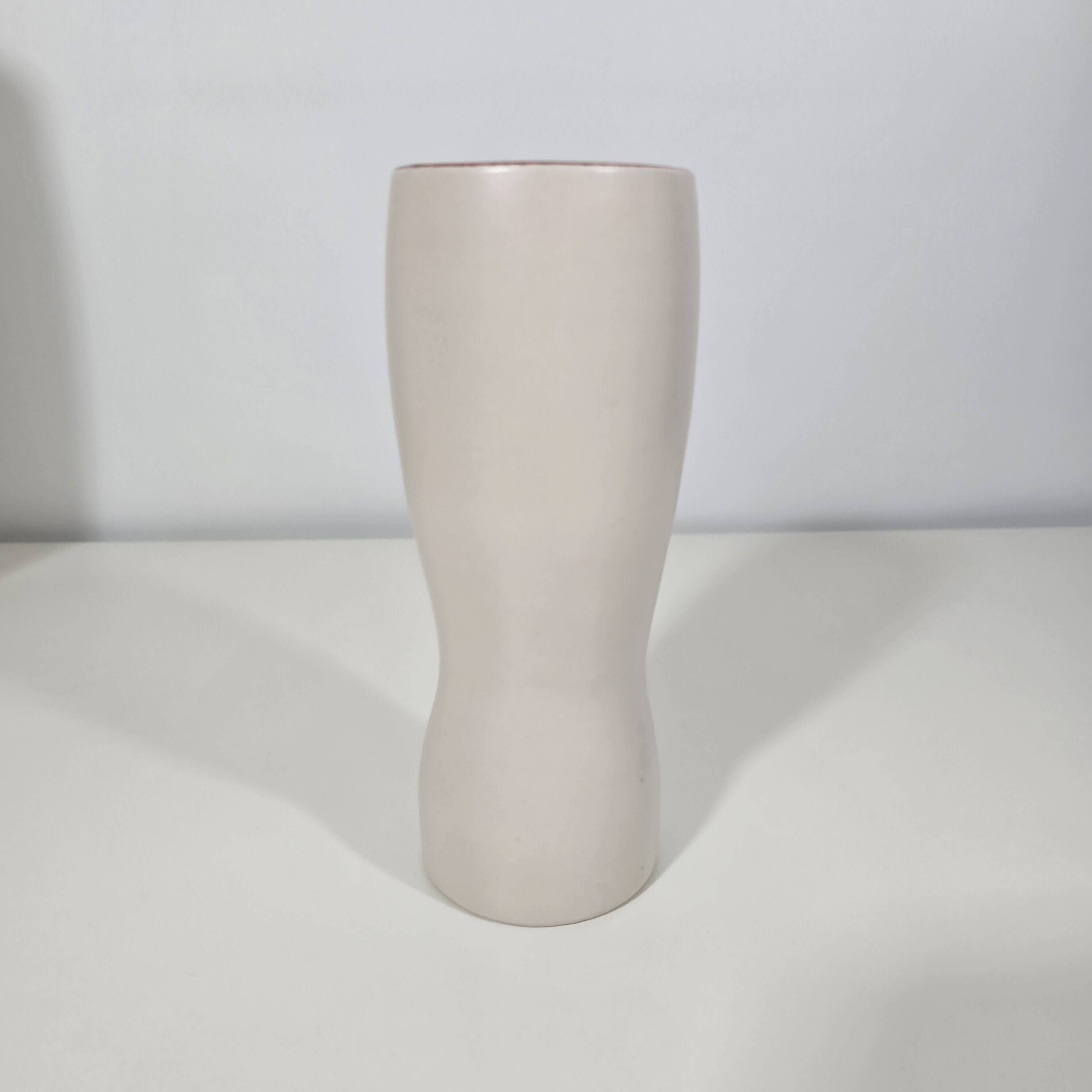 Jug and 12 ceramic cups model 1059 by Pol Chambost from around 1950.