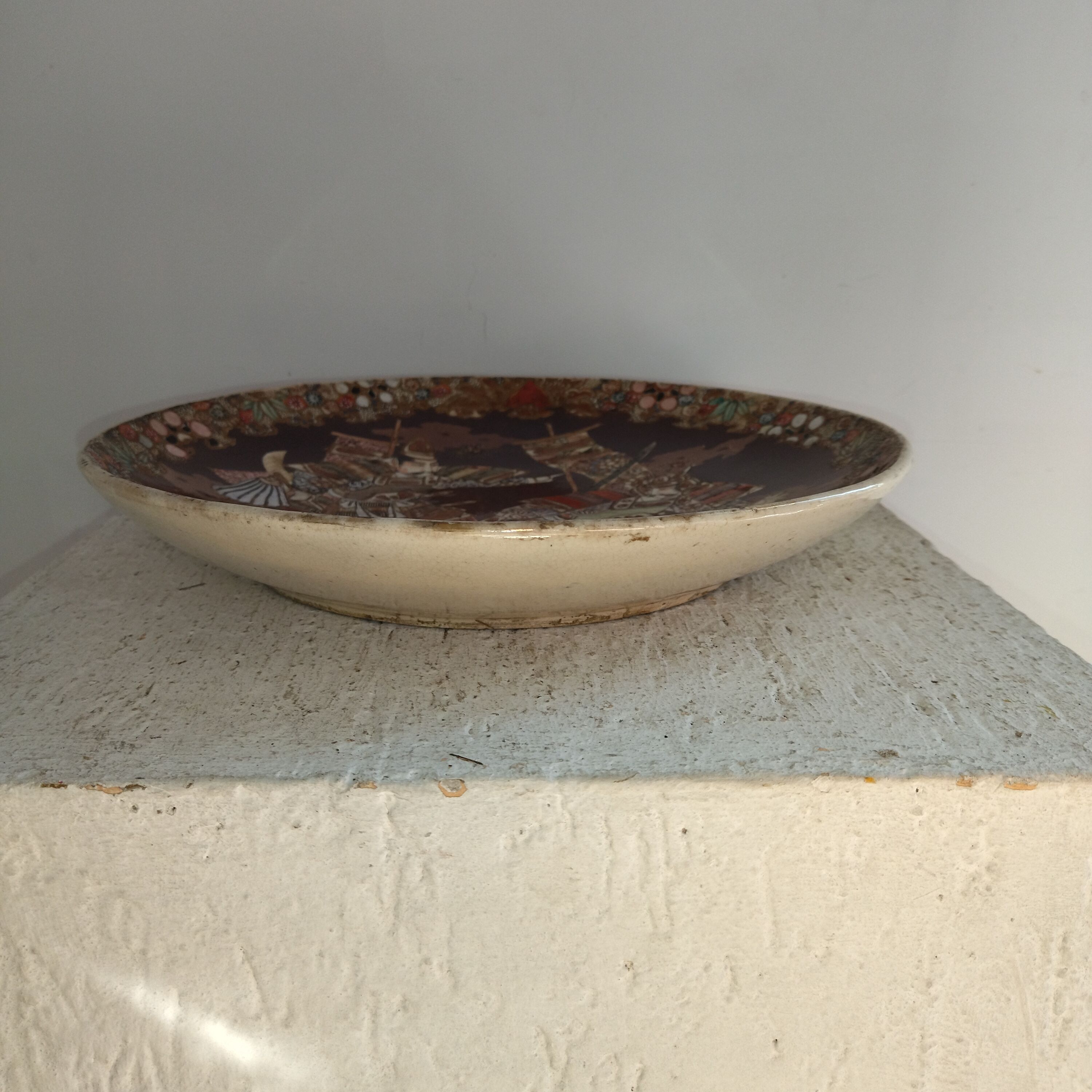 Satsuma earthenware dish