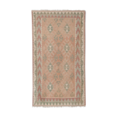 Classic Handwoven Turkish Konya Kilim Production Rug 4'6" X 7'7"