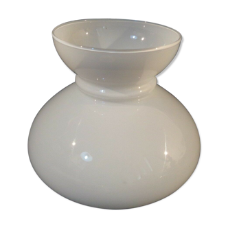 Coupole vasque pour lustre ancien petit modele en opaline