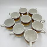 Set of ceramic cups Moulin des loups