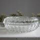 Glass butter with cow motif made in France