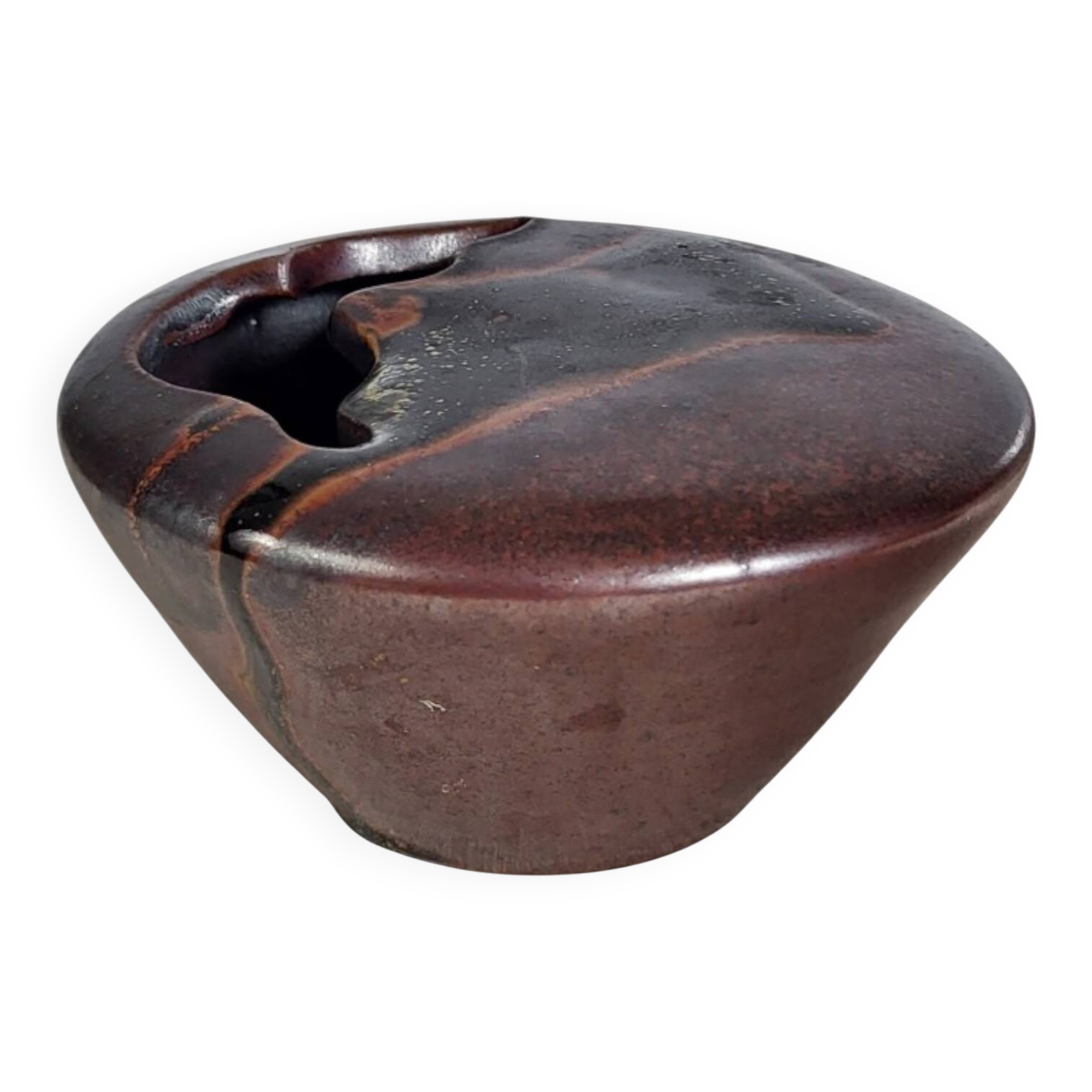 Vase en grès émaillé de Jean Cacheleux — Puisaye
