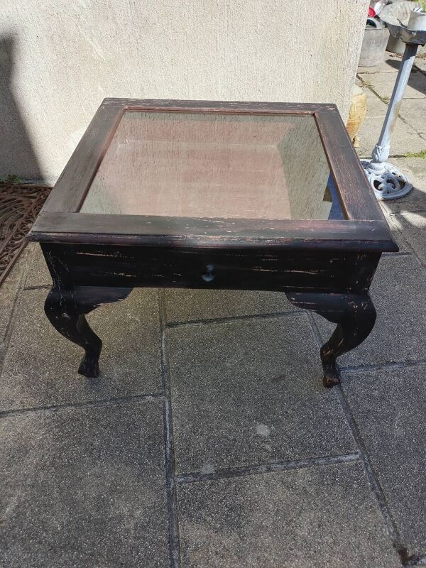Table basse vitrine