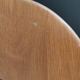 Designer stool (metal+oak)