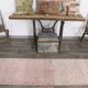 Tapis 2x10 pour couloir rose et Beige, tapis de course Vintage turc, 61x291Cm SK 34962