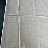 Nappe +12 serviettes avec monogramme brode