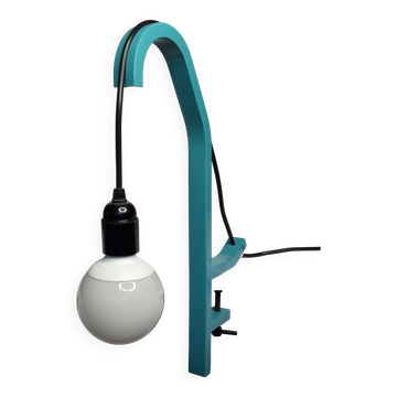 Designer desk lamp model O10 turquoise blue by Guillaume Delvigne for Specimen Editions